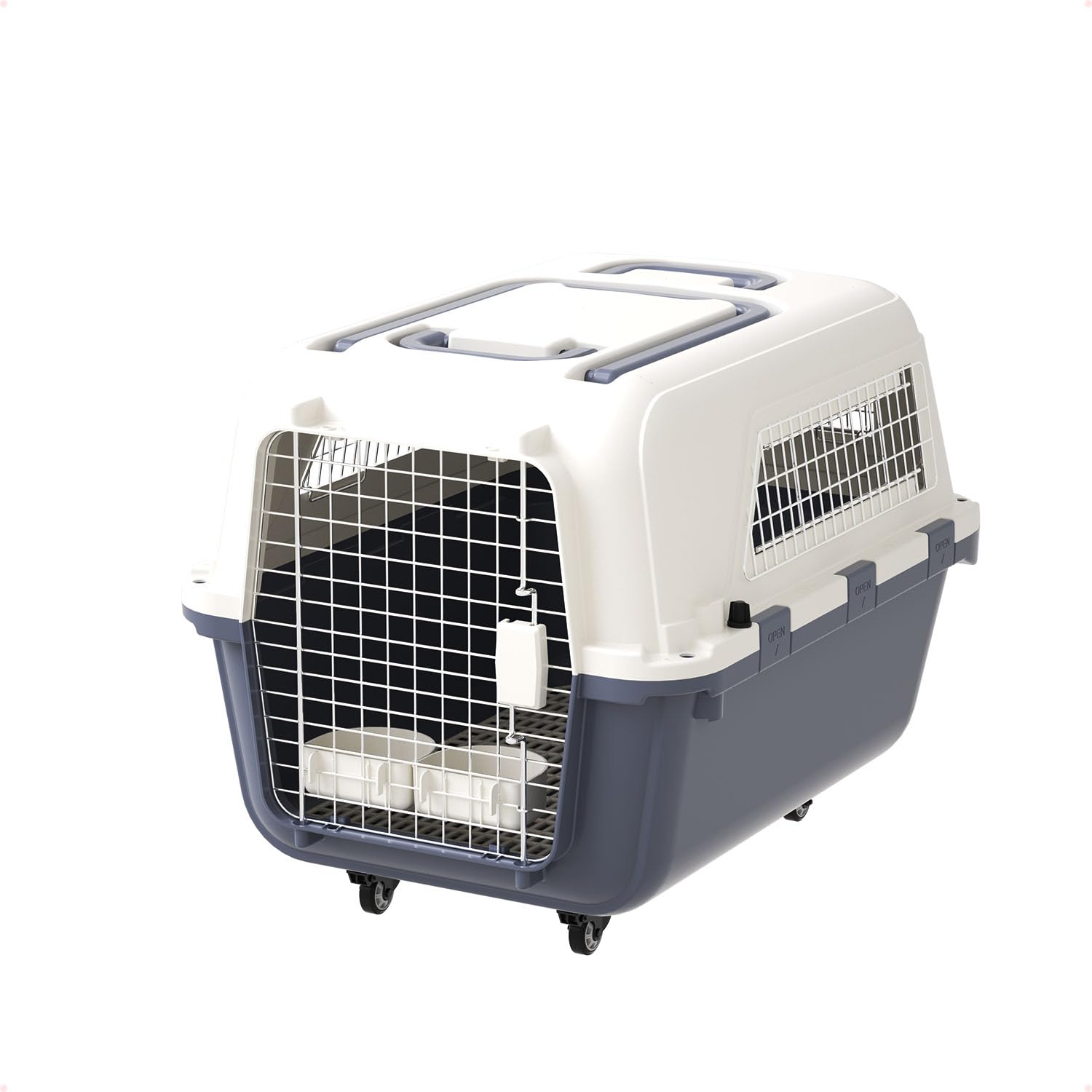 AooChonWoo ペットキャリー 大型犬用 XXL IATA安全基準クリア Amazon | プチリュバン 【 IATA 基準クリア】デラックス