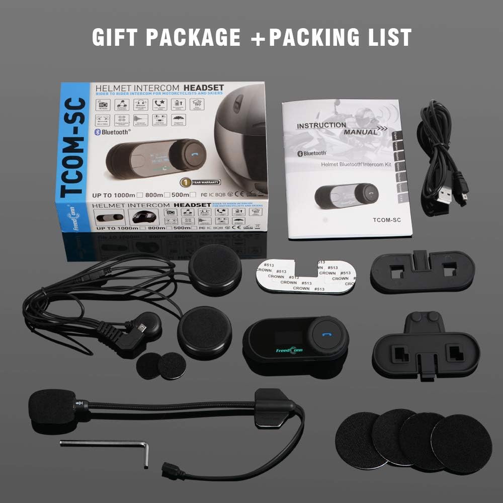 Get Special Price EuroFone Bluetooth Intercom Headset Full Duplex Motorcycle Helmet Interphone with Screen 800M 50% Off Discount EuroFone Bluetooth Intercom Headset Full Duplex Motorcycle Helmet Interphone with Screen 800M
