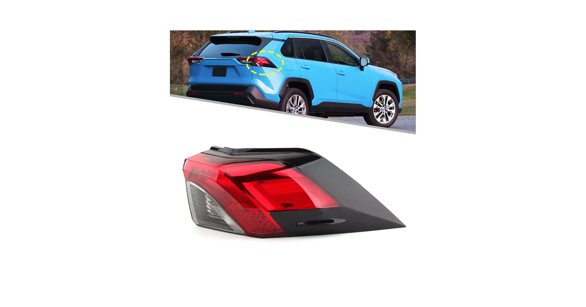 Amazon.com: MZORANGE Tail Light Rear Brake Lamp For Toyota