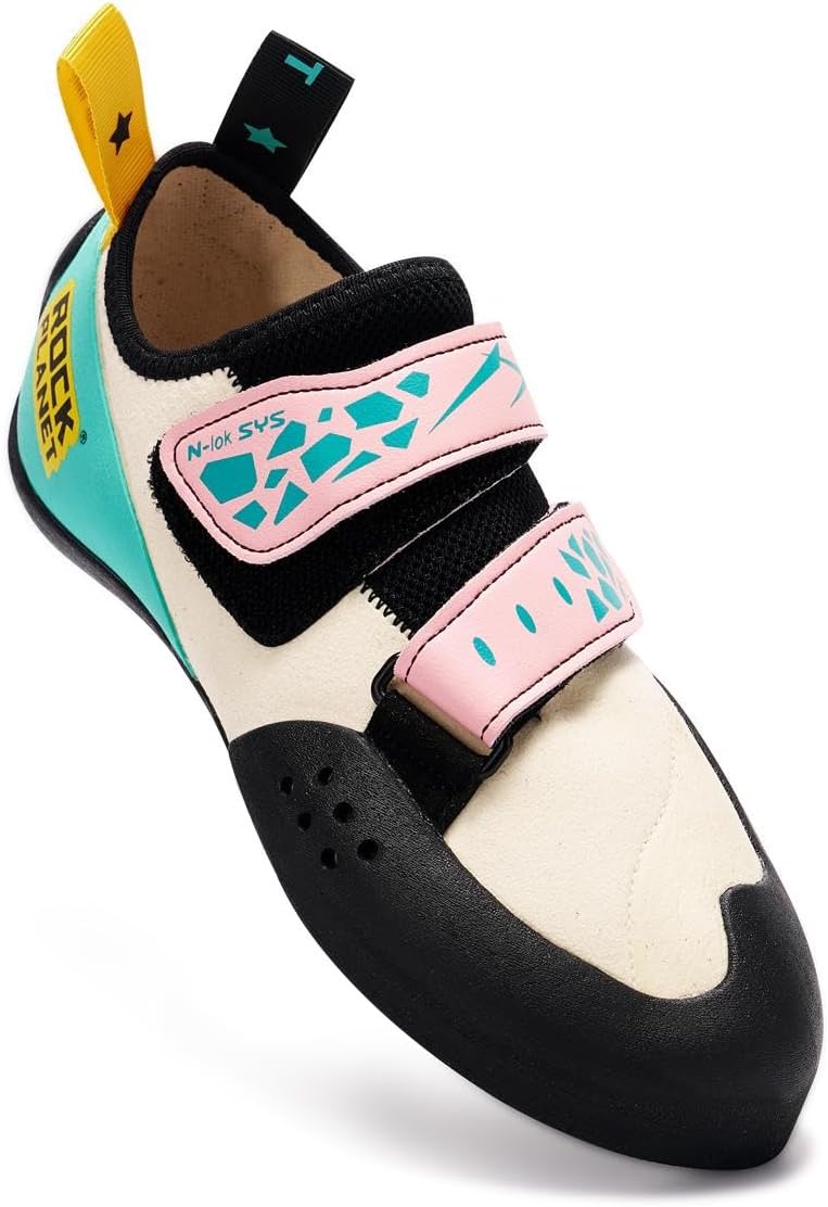 Climbing Shoes Men Lightweight Strong Anti-Slip Indoor Outdoor Rock Climbing Gym Training Beginner to Pro Performance