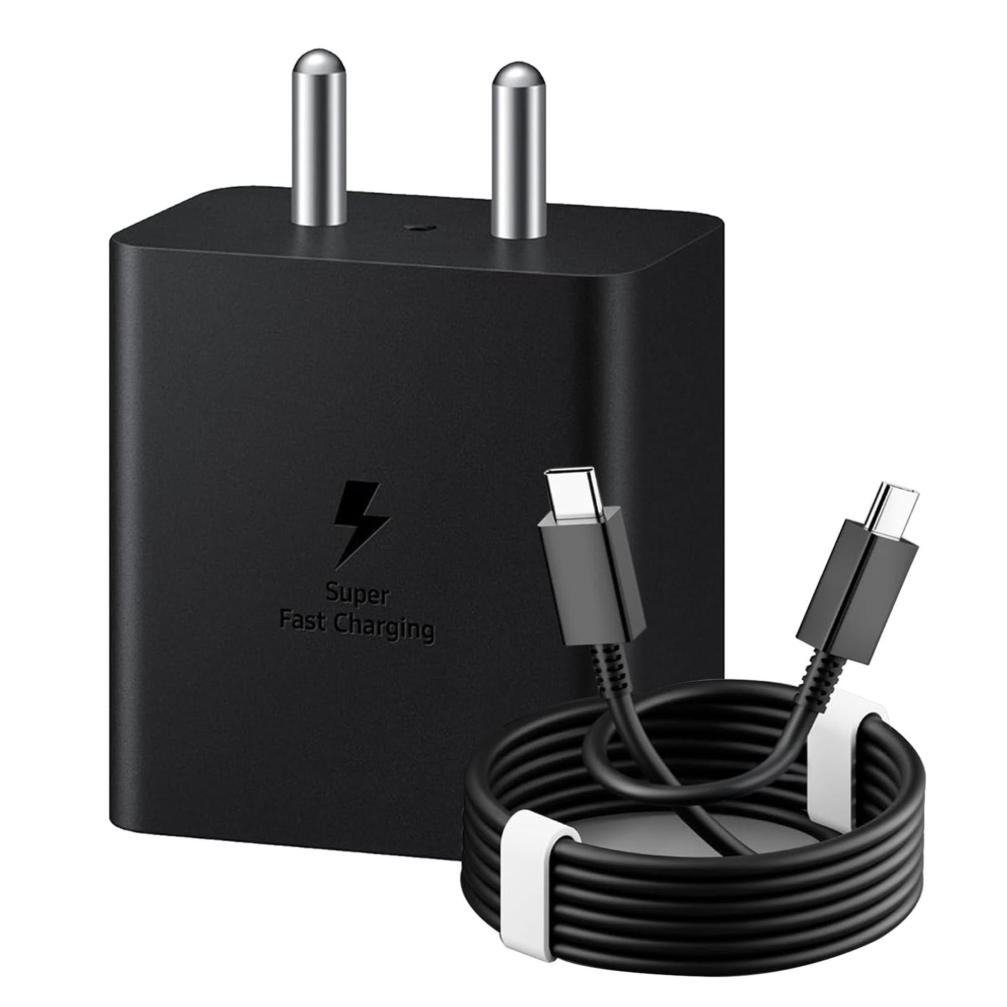 Kratos Original 45W Super Fast Charger with Cable Compatible with Samsung Charger Galaxy S25/S24/S23/S22/S21/S20 (Ultra/Plus/Fe), Z Fold/Flip/S/A/F/M Series|Fast Charger Type C, Black-image-37
