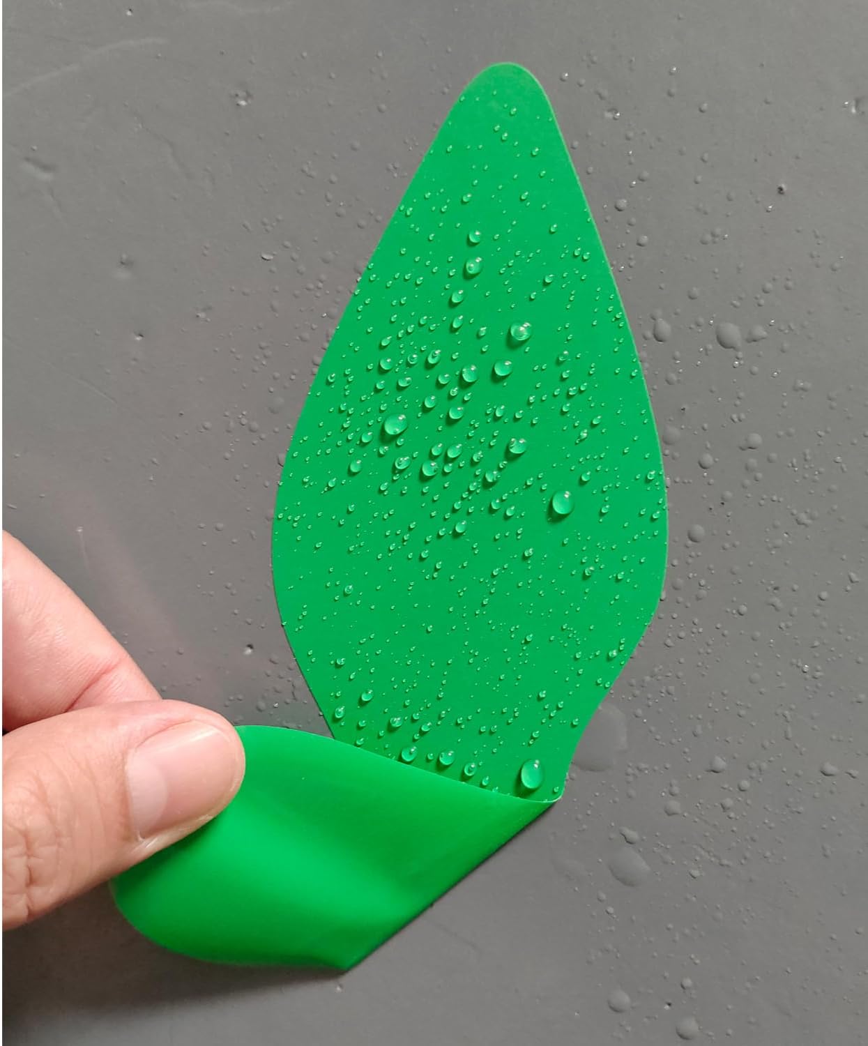 20 Pairs 40PCS 7 Inches Green Pointed Toe Footprint Floor Stickers
