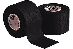 Mueller Athletic Tape, 1.5" X 10yd Rolls in Economical 2 Pack