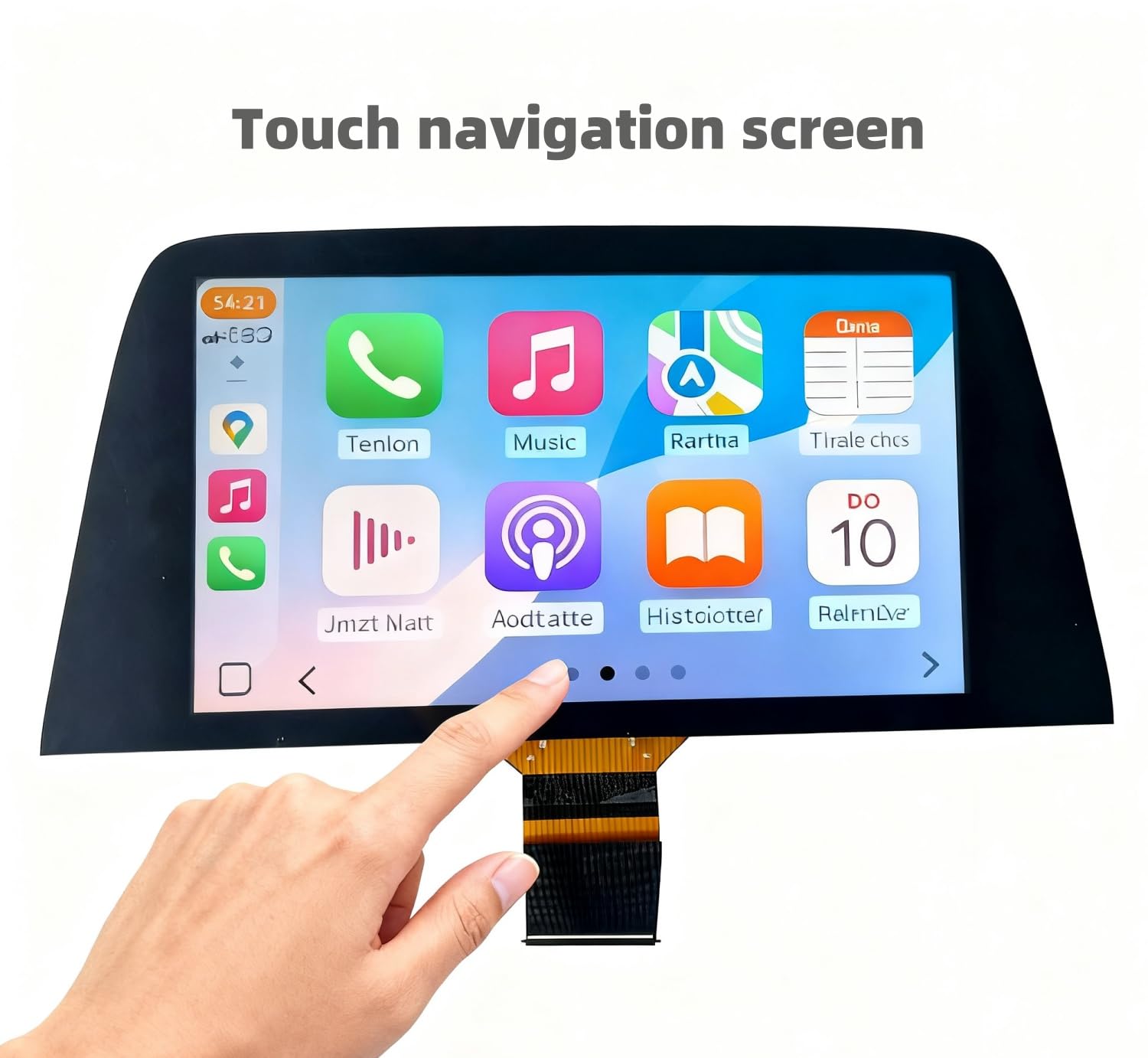 Radio Auto del Coche, Carplay Pantalla LCD IPS Pantalla táctil para Astra K2016-2018 Coche DVD GPS navegación Mapa Sistemas de Audio Manos Libres Llamada
