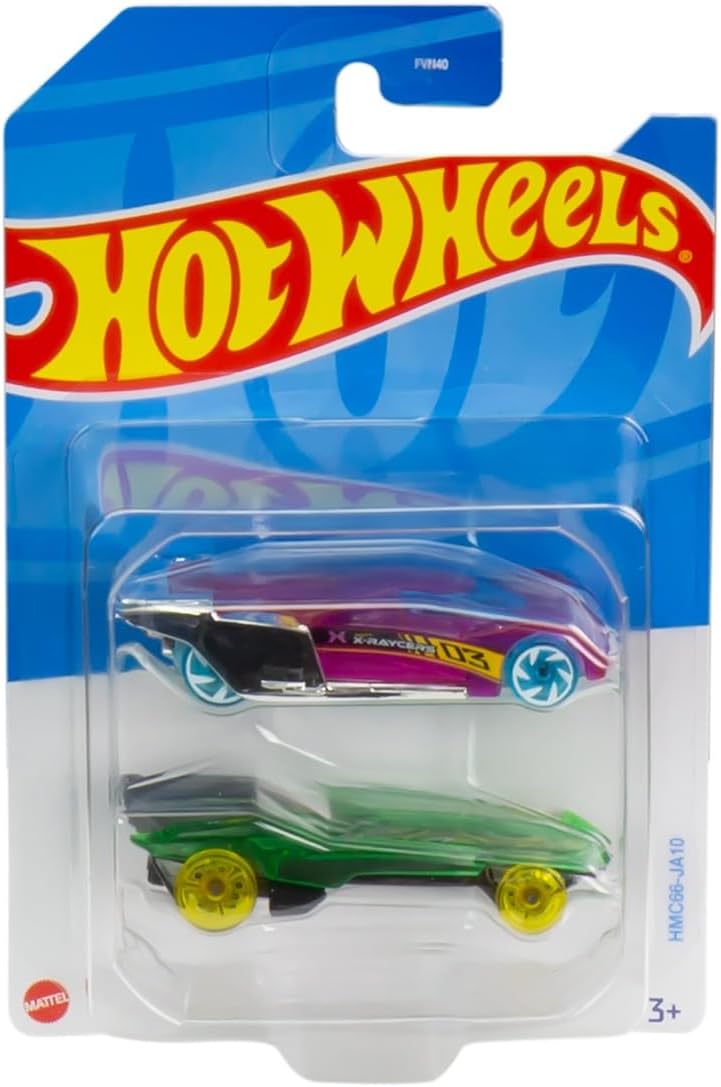 Hot Wheels Cart, Mattel, FVN40, Pack of 2 Assorted Carts, Multicolor
