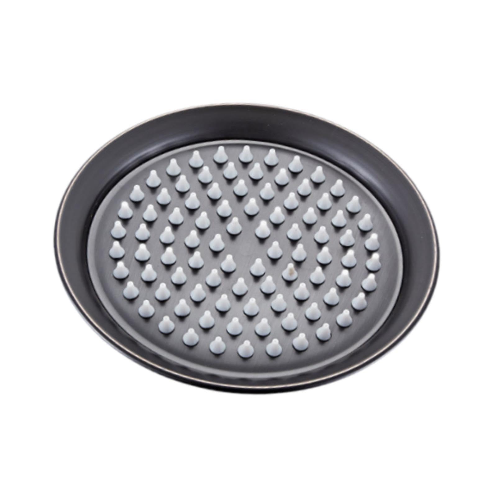 Zambuph Black Shower Head With Exceptional Performance Offering Comfortable Spray Ensuring Luxurious Bathing Rituals Rain Shower Head 8 Inch Round Rainfall, 20.3Cm