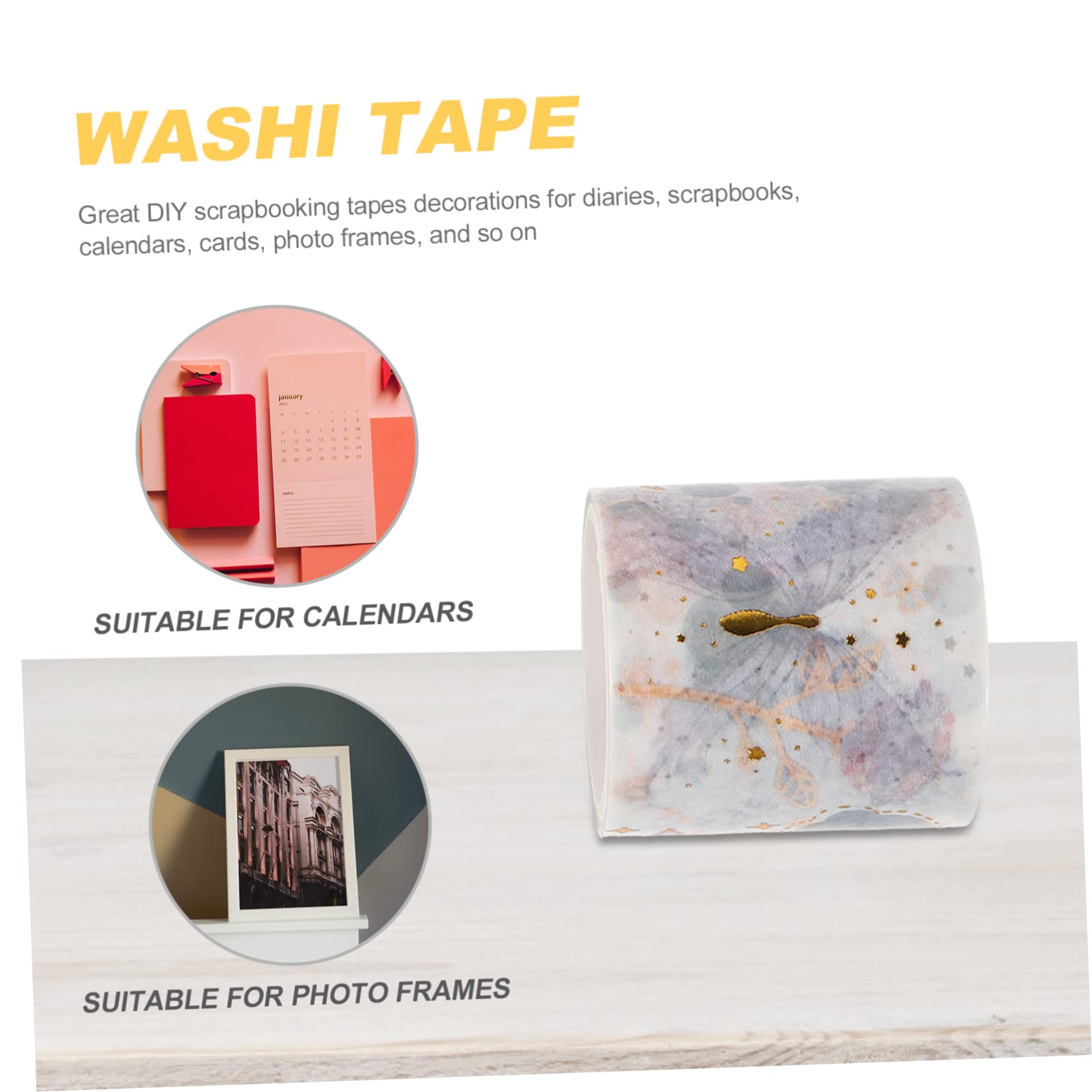 TOPPERFUN スク ブッキングの60ロールワシテープノートブックdiy Washi 