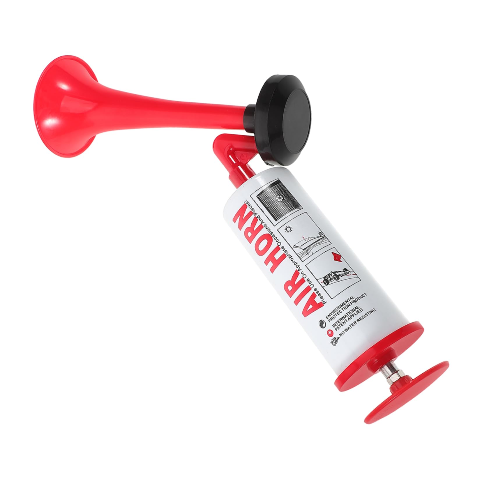HEMOTON 2pièces Klaxon Pneumatique Portatif pour Bateaux Fêtes Et Football Lot de Fort Et Clair pour Encouragements Sportifs Et Signalisation Nautique