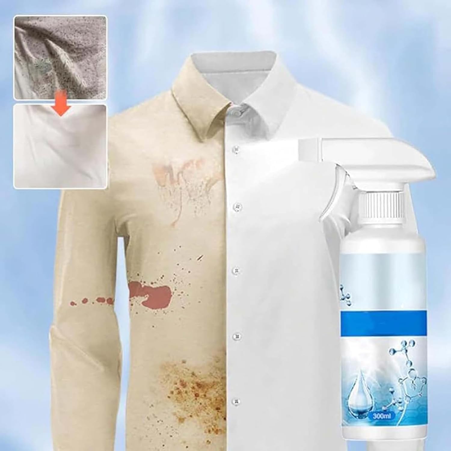 Sowhatahow Quitamanchas, emulsionante no iónico para eliminar manchas de lavandería, removedor de manchas para ropa Sowhathow, potente removedor de manchas en aerosol para limpieza en seco (5