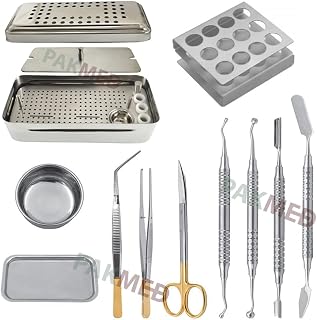 New Dental Implant PRF Box and GRF System Platelet Rich Fibrin with Graft Packers and Forceps Scissor (PAKMED)