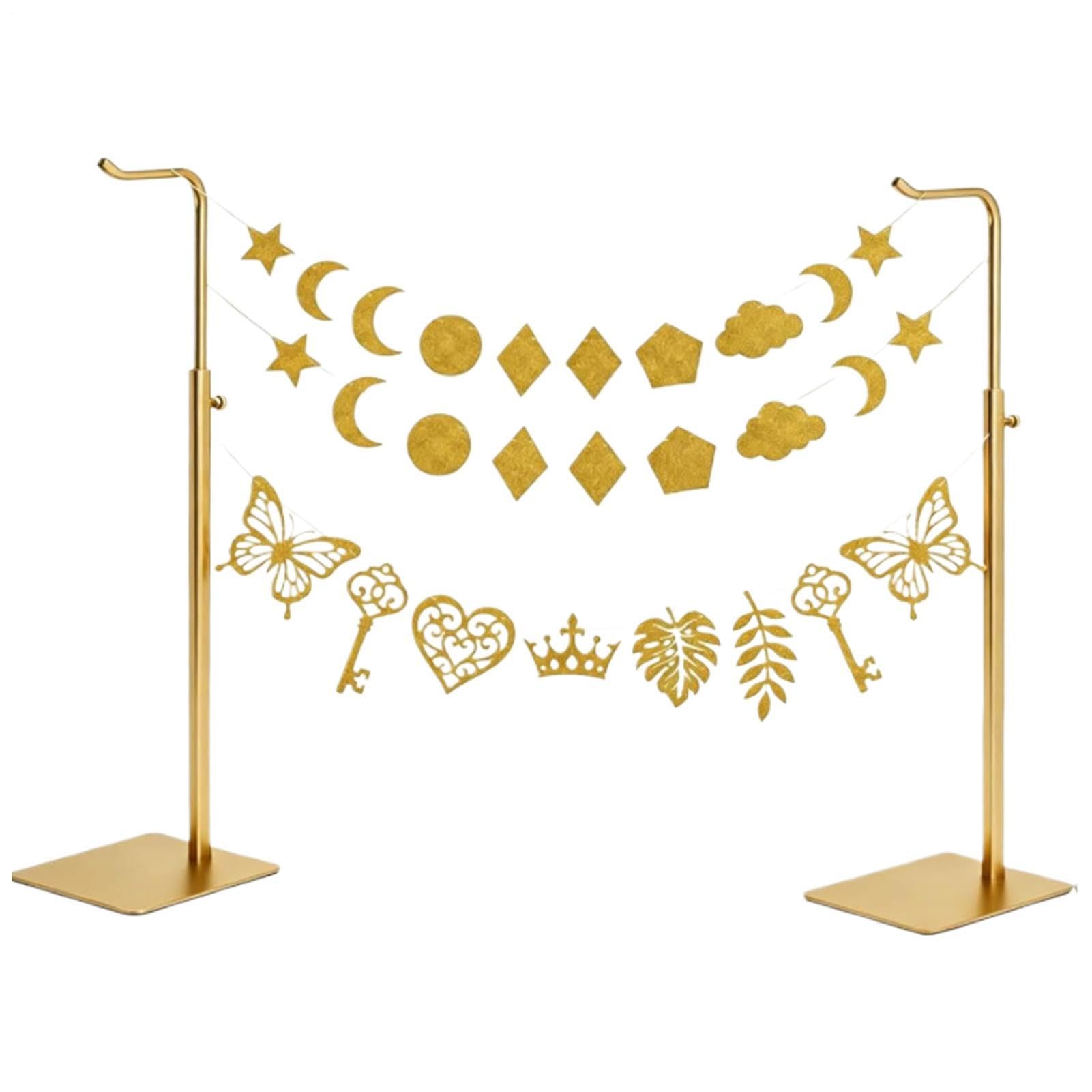 Supporto Per Banner Da Tavolo 2 Pezzi Display Banner Altezza Regolabile | Supporto Espositivo per Borsette per Donna Uomo Espositore Fiera Ristorante Caffè Scuola Casa Ufficio Appartamento Negozio