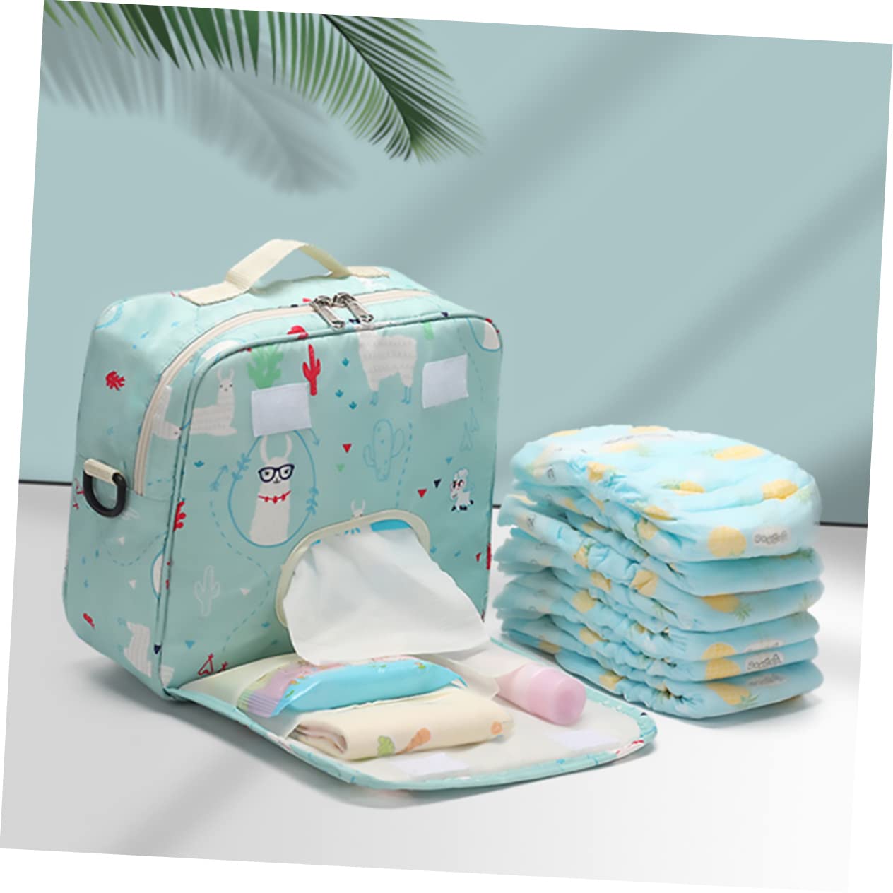 BESTonZON 2stücke Babytasche Für Windeln wasserdichte Wickeltasche Praktische Aufbewahrungstasche Für Babyausstattung Wiederverwendbarer Organizer Für Windeln Für Mütter Unterwegs