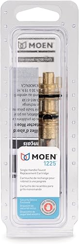 Miniatura 5 de Moen 1225 - Cartucho de repuesto de llave de baño monomando, de llave única, de latón