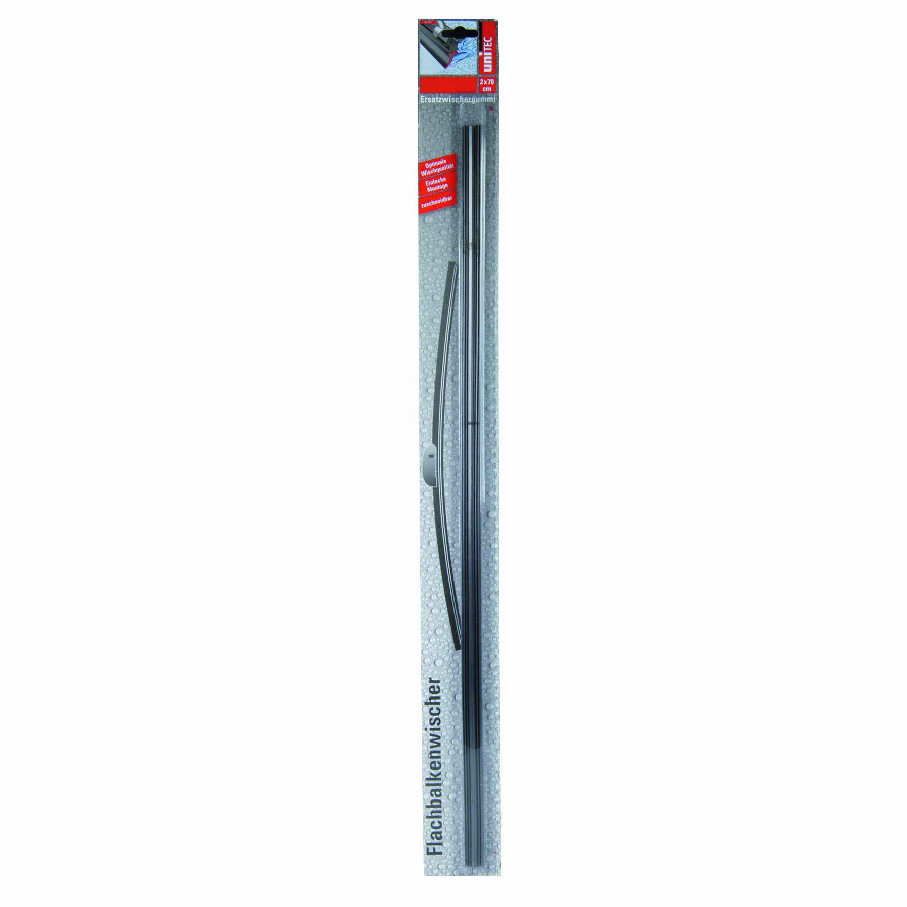 Unitec 78347 – Spazzole Tergicristallo Piatte, 2 Pezzi, Lunghezza Max 70 Cm - 6