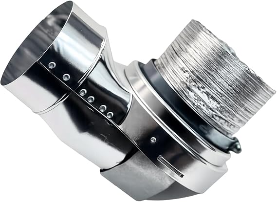 MagVent MV-90 Magnetic Dryer Vent Coupling (Silver)