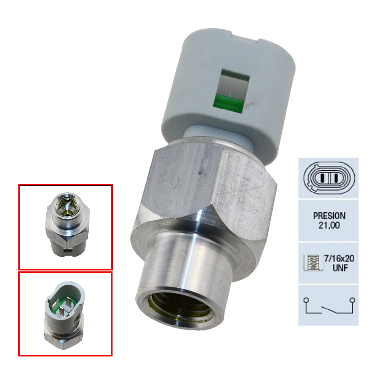 Capteur de Pression Huile de Direction Assistée compatible pour DOKKER DUSTER LODGY SANDERO SOLENZA 206 CLIO II ESPACE III IV LAGUNA II III MEGANE II - 401510 497610324R