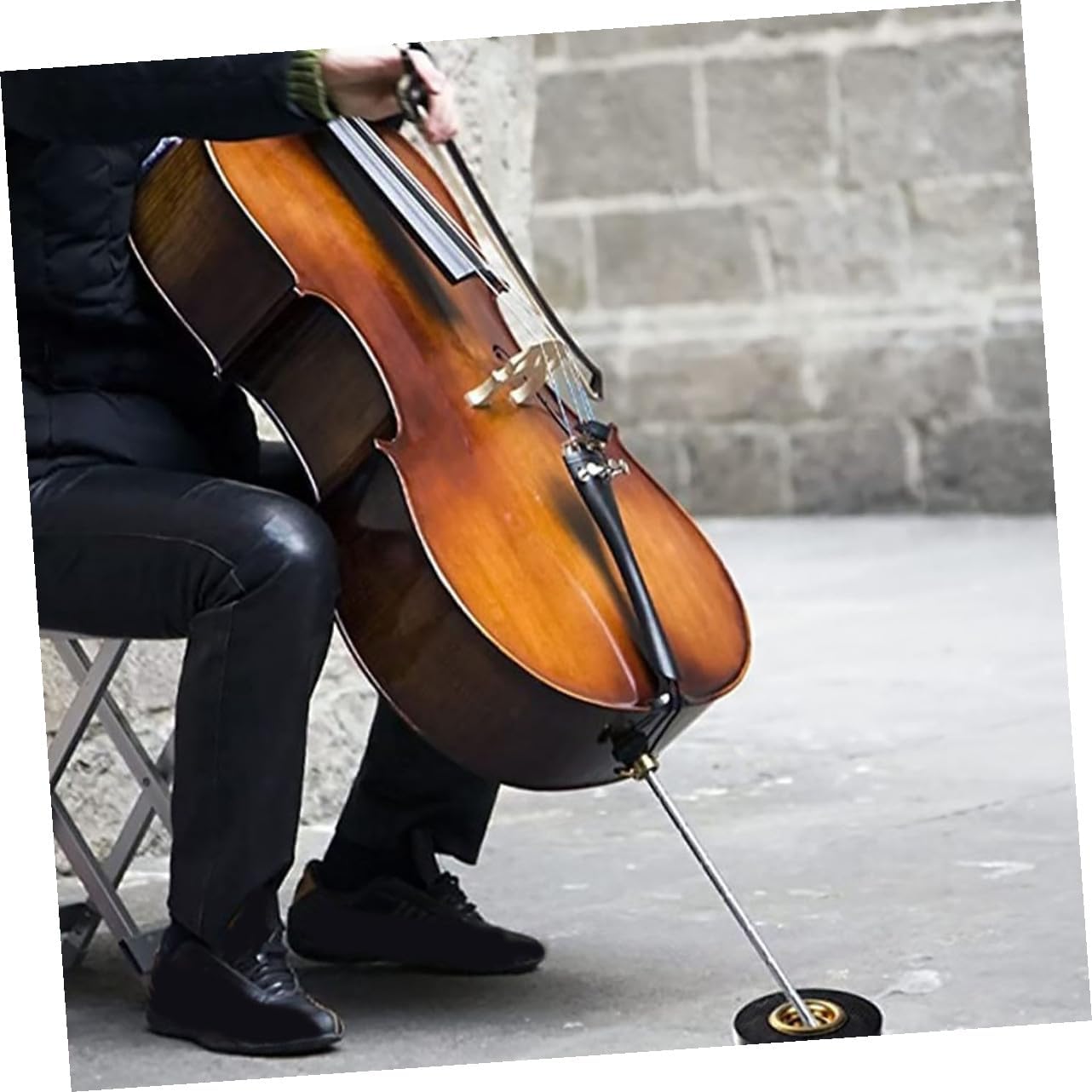 SHOWERORO 2pcs Cello Bottom Support Tool Lightweight Compact Slip Mat Cello Holder for Polished Floors