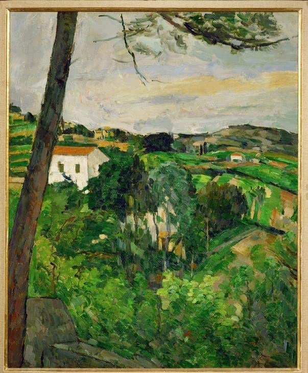 Impression murale Paul Cézanne art de haute qualité pour une décoration élégante en 60x90cm