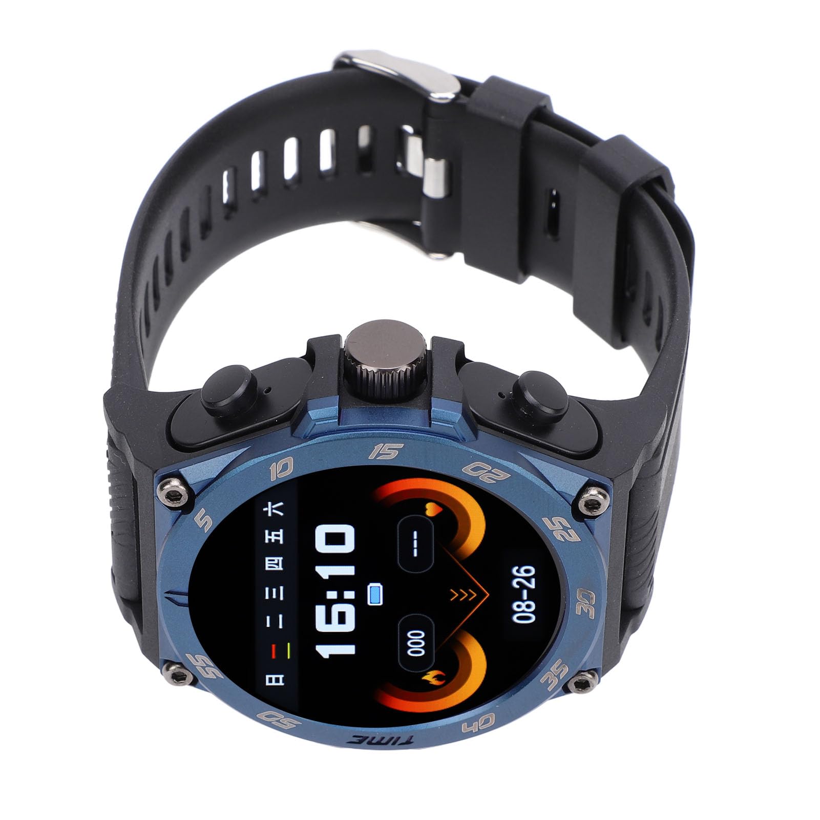 CHICIRIS Montre Intelligente avec écouteurs, 1.53 Pouce Double Appel (Blue)