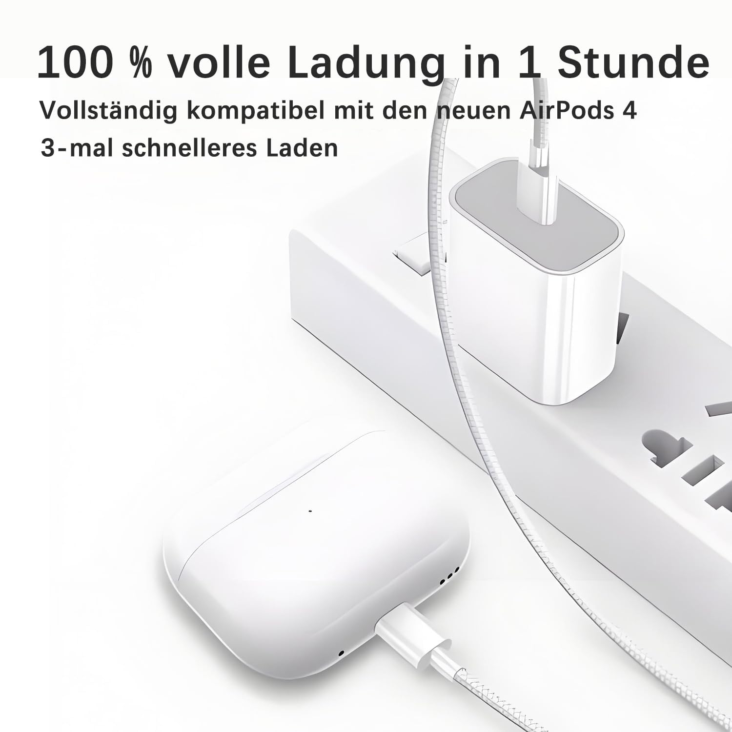 スマホアクセサリー Apple AirPods pro charger 20W AirPods şarj cihazı, AirPods 4, AirPods Pro 3 (3. nesil