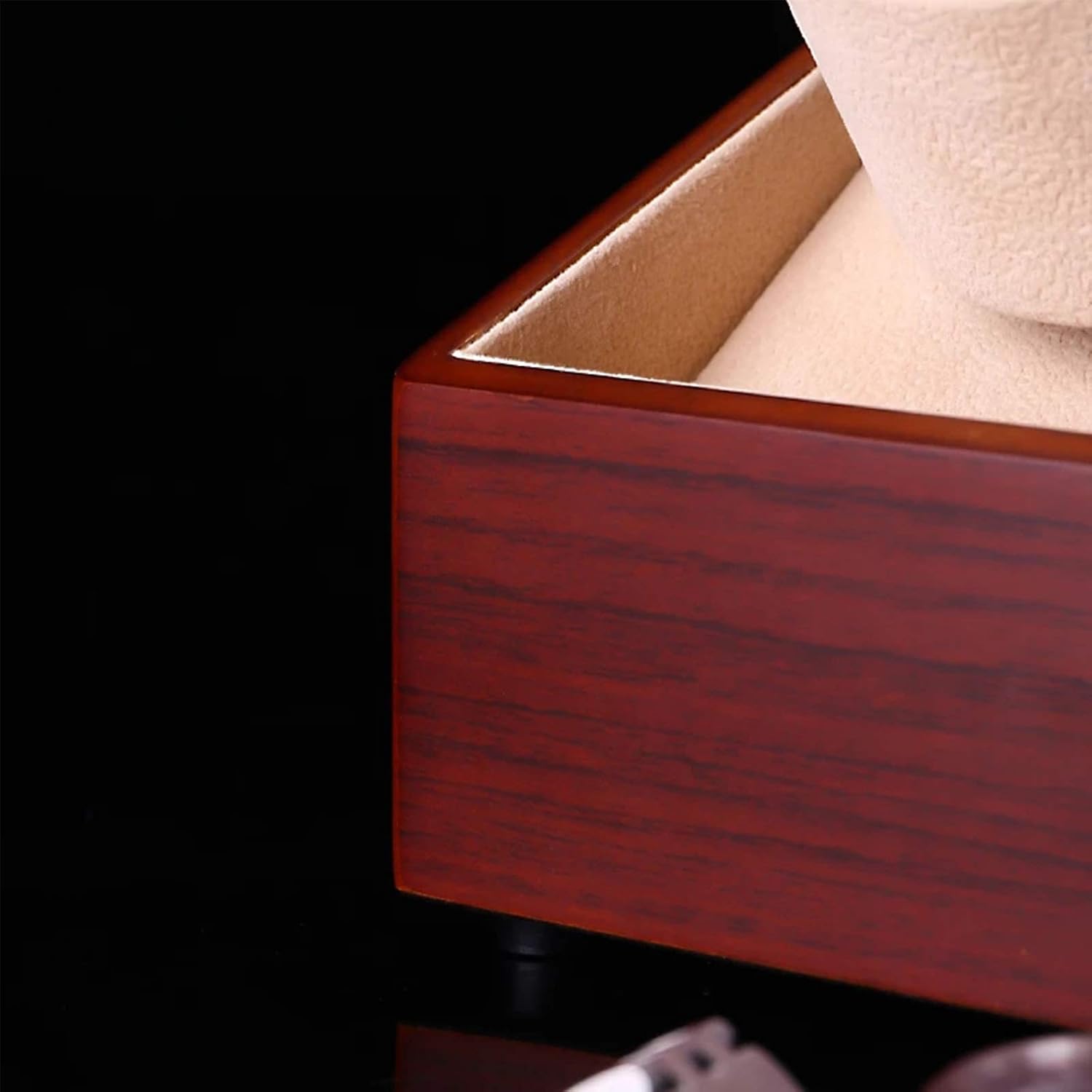 Single Automatic Watch Winder with Quite Motor for Automatic Mechanical Watch Soft Flexible Watch Pillow