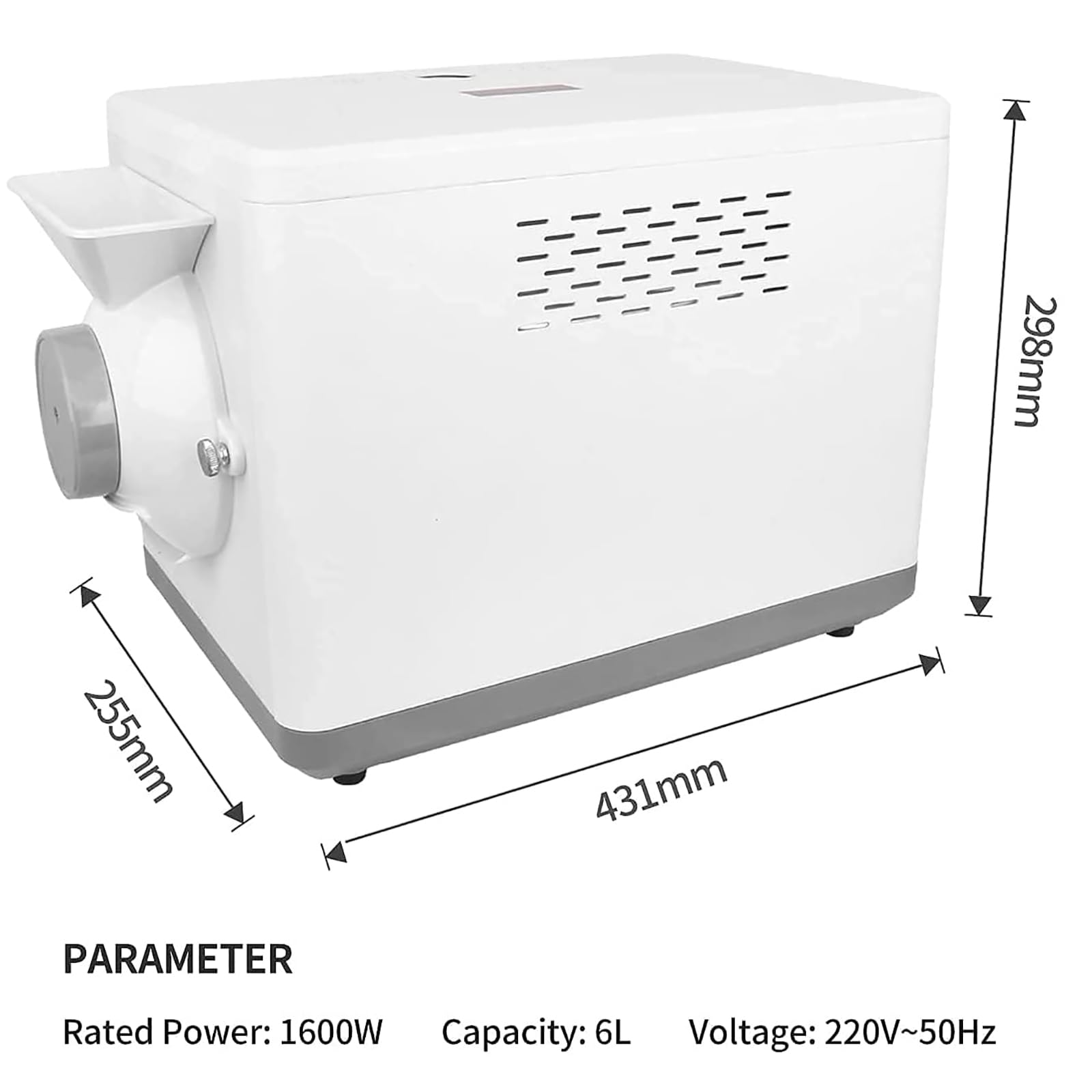 1600W Elektryczny Toster Do Kawy, Toster Do Kawy Z Domową Kontrolą Temperatury, Pojemność 1500 G, Kontrola Temperatury 100 ℃ -250 ℃, 0-90 Minutowy Timer, Nadaje Się Do
