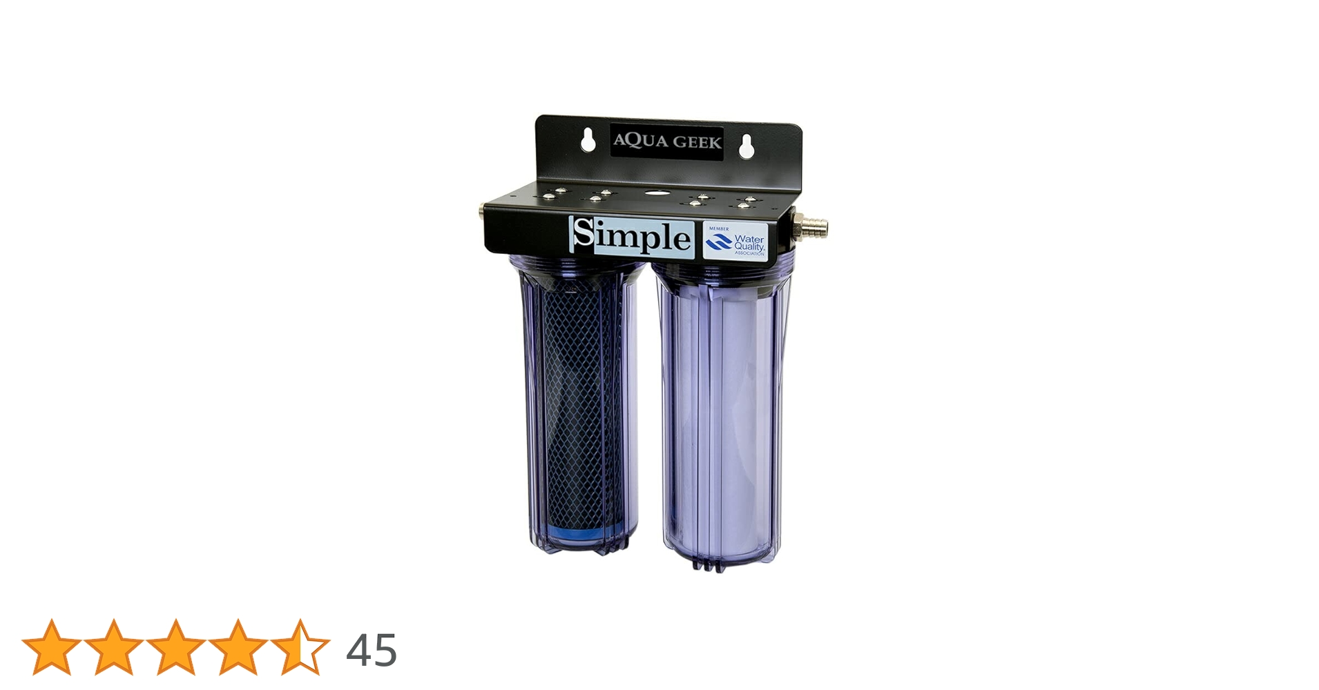 Simple シンプル アクアリウム浄水器 Amazon.co.jp: AQUA GEEK 100t分の塩素を除去する浄水器 シンプル