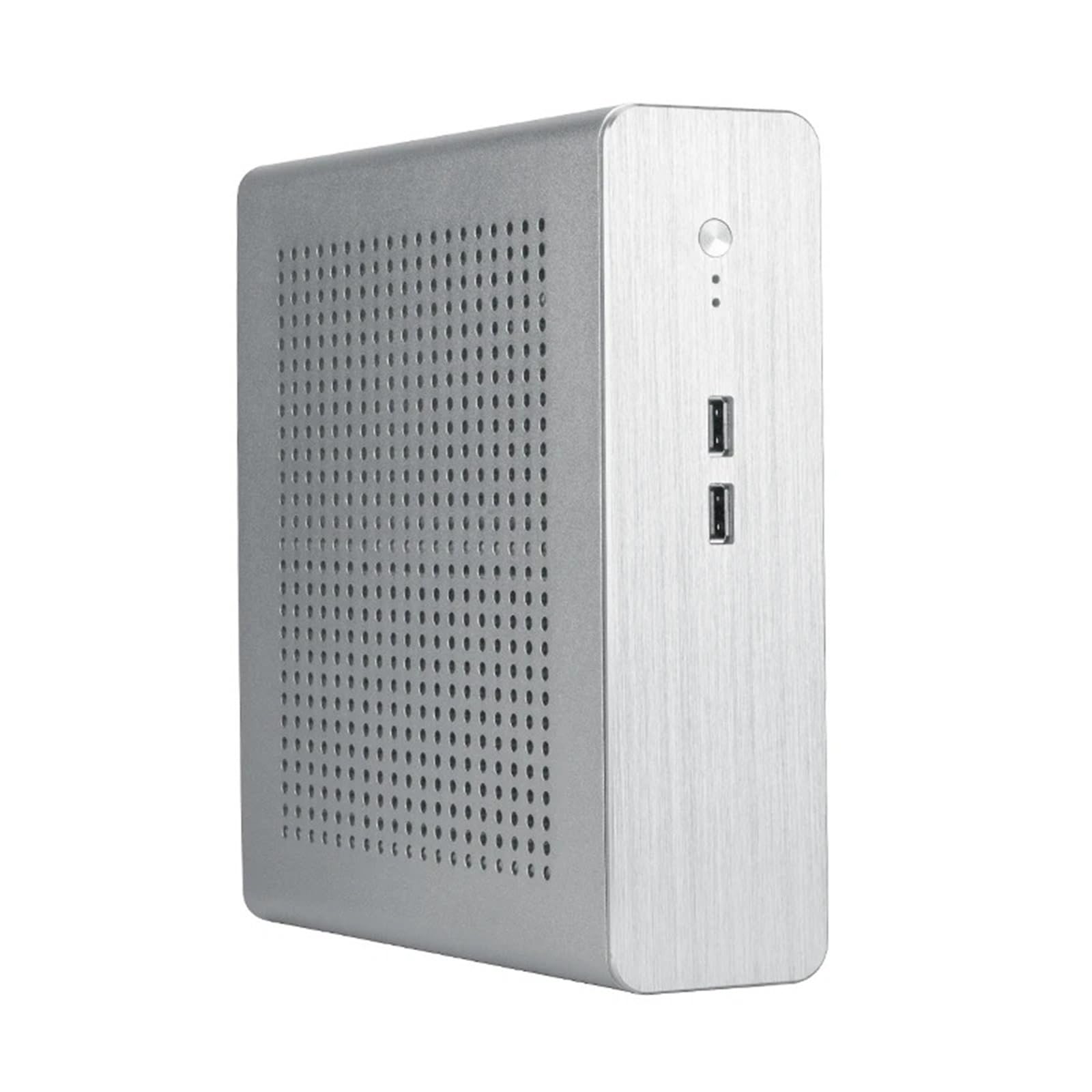 Obudowa G60 w całości aluminiowa mini obudowa PC HTPC ITX Power USB2.0 obudowa komputera stacjonarnego z zasilaczem do domu i biura