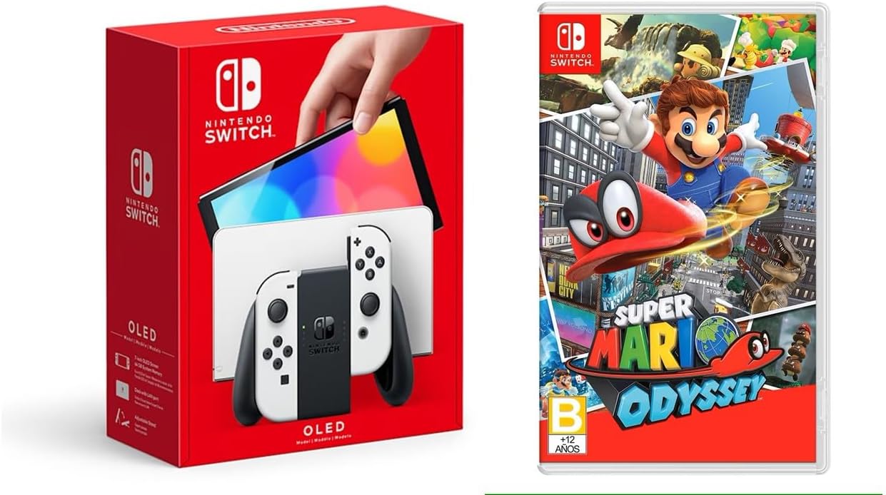 Consola Nintendo Switch OLED w/White JoyCon Standard Edition