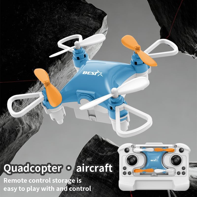 Image of Mini Drone for Kids & Adults, Easy Stunt Flights with 360 Flips & Altitude Hold, LED Lights & Propeller Guards, Indoor /Outdoor Beginner-Friendly RC Quadcopter