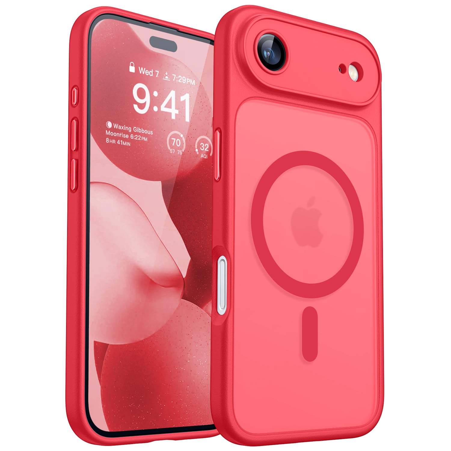 CANSHN Magnetic Compatible with iPhone Air Case, Red