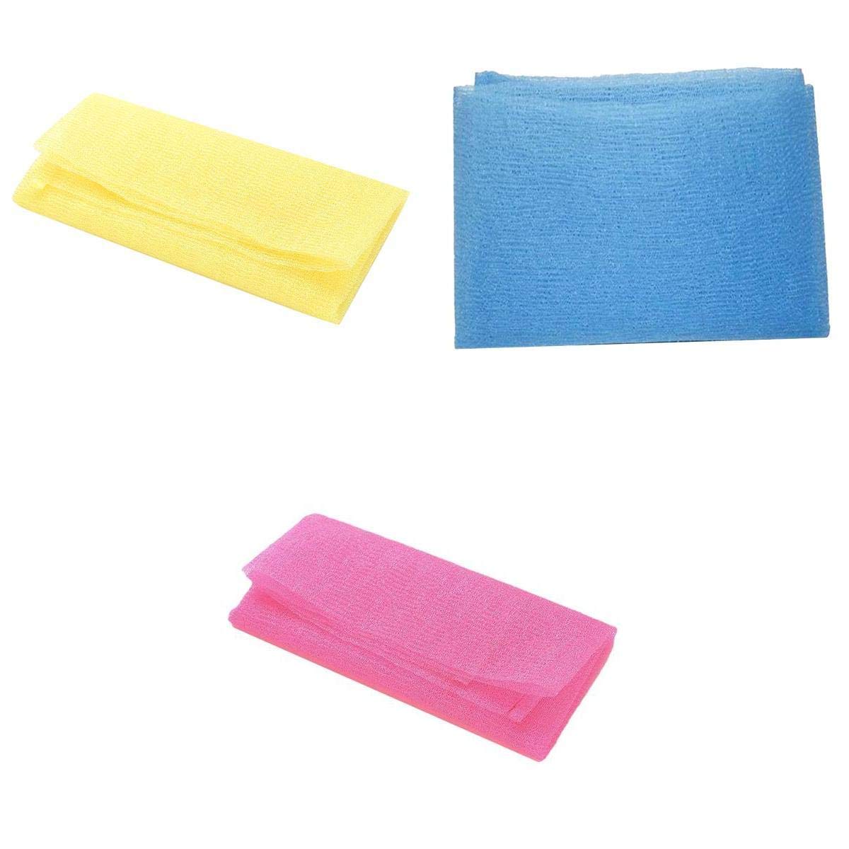 Set of 3 Nylon Bath Towel Cloth Japanese Household Bathroom Cleaning Massage | Bath | Towels & Washcloths-image-13