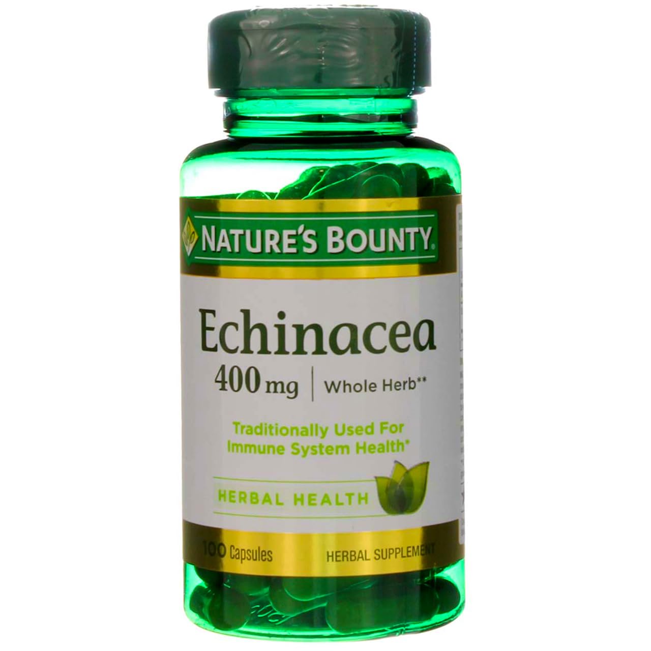 Nature's Bounty Echinacea 400 Mg., 100 Capsules