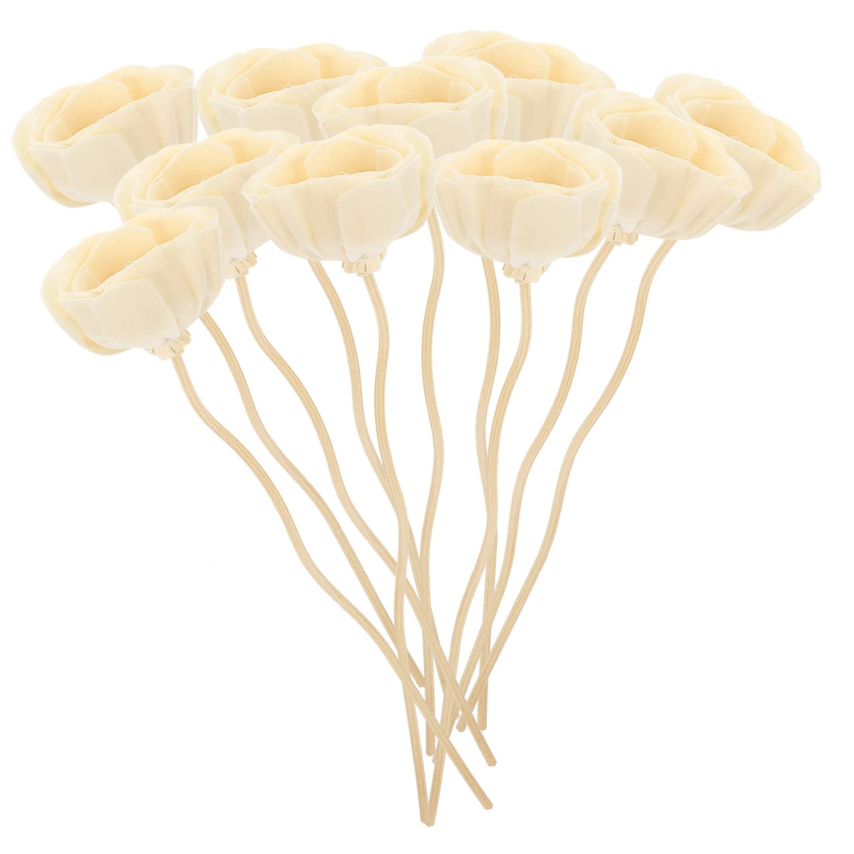 IMIKEYA 50stücke Duftstäbchen Kunstblumen Für Ätherische Öle Aromatherapie-Diffuser Für Stilvolle Raumdekoration Im Büro Und Zuhause Für Entspannende Düfte