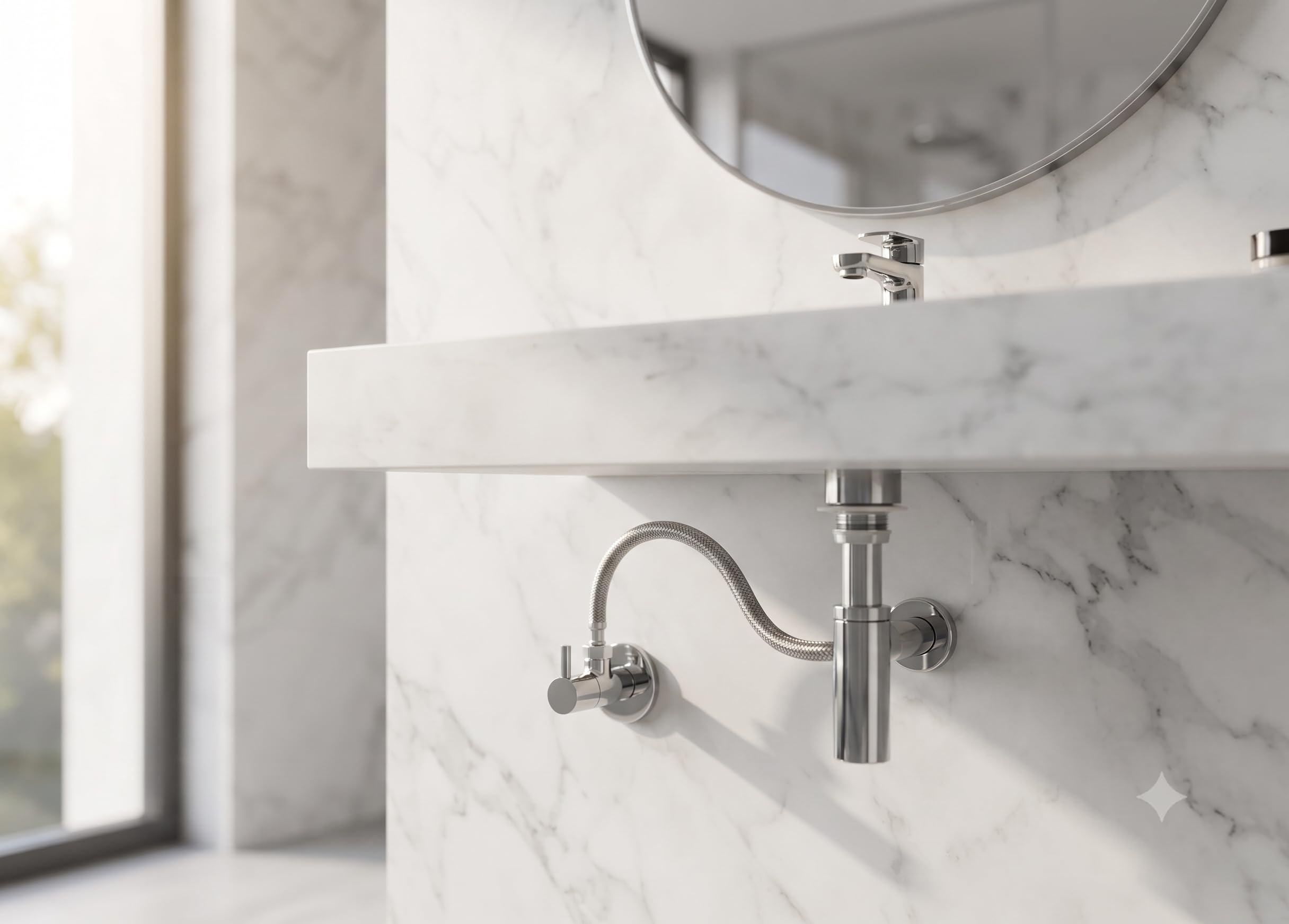 JAGGER LAYSAN TURBO Brass Angle for Bathroom Angle Valve for Bathroom Angle Wall for Bathroom Angle for wash Basin Brass Angle Valve for wash Basin with Free Flange Set of (2) 3
