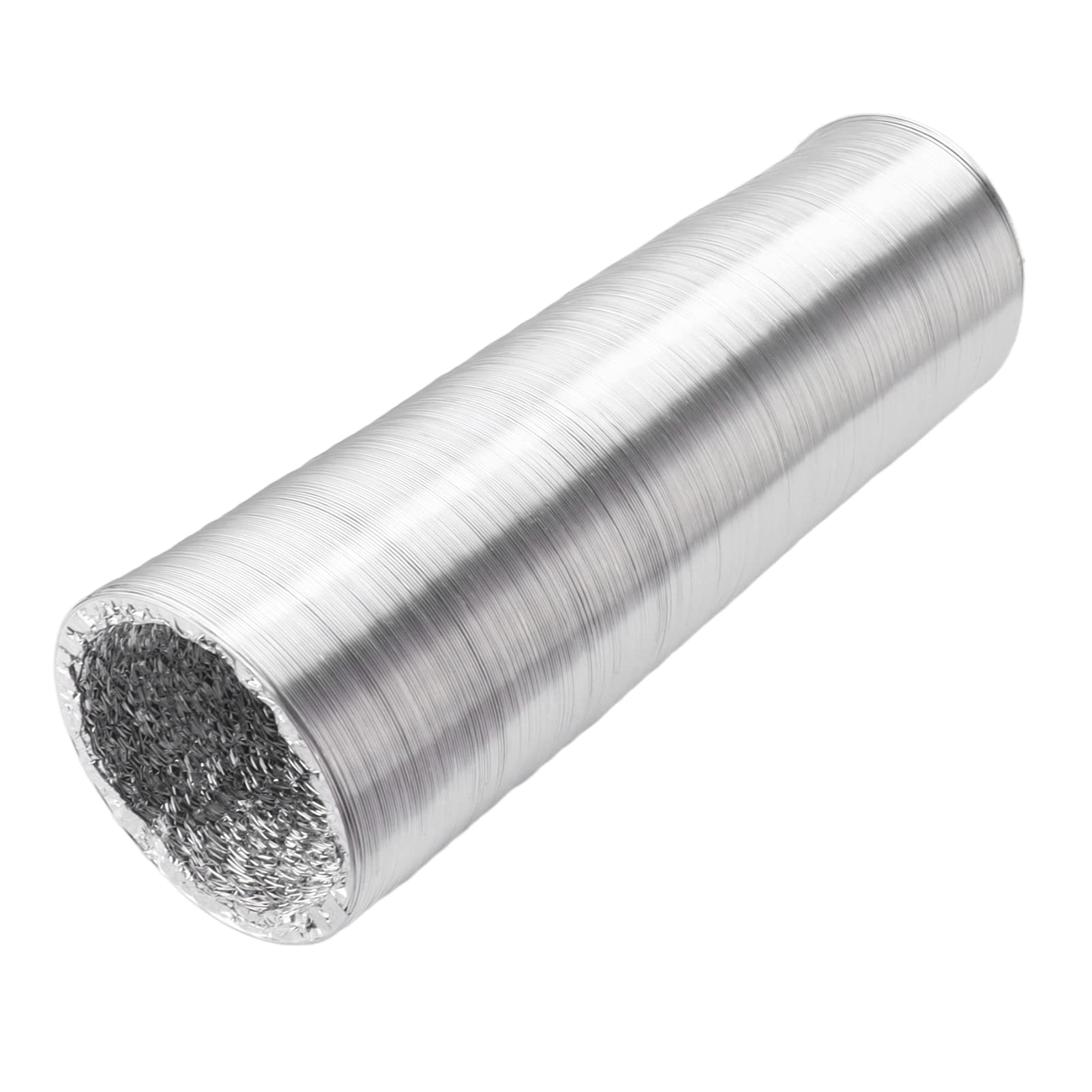 Tubo Flessibile di Sfiato Aria per Canalizzazione Flessibile a 4 Strati con Foglio di Alluminio Ignifugo per Tende Idroponiche (10 m/32,8 piedi)