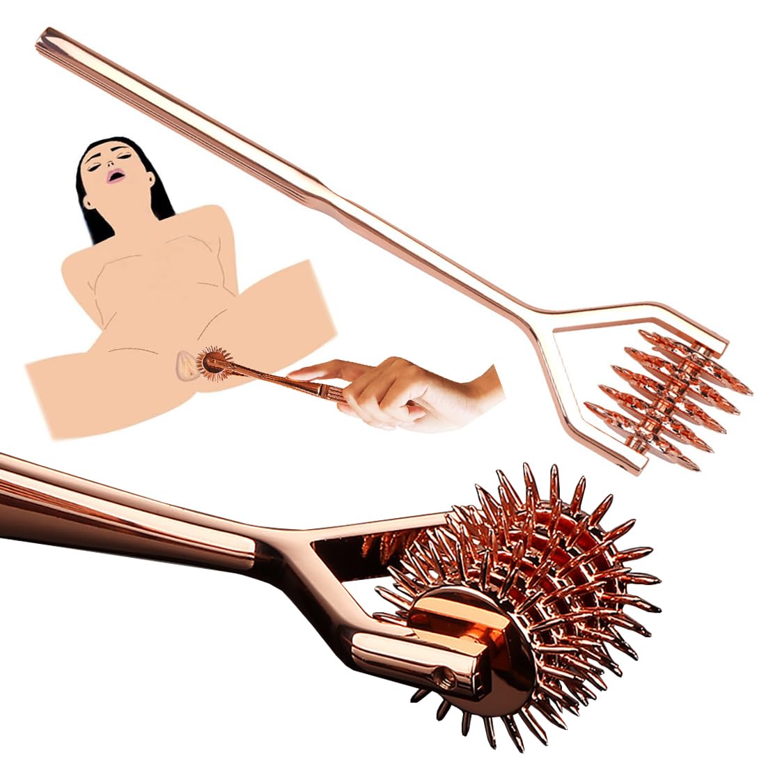Rueda de Estimulación Nerviosa con Pluma – Nervenrad para Flirteo Sensual, Juguete Erótico para Mujeres y Parejas