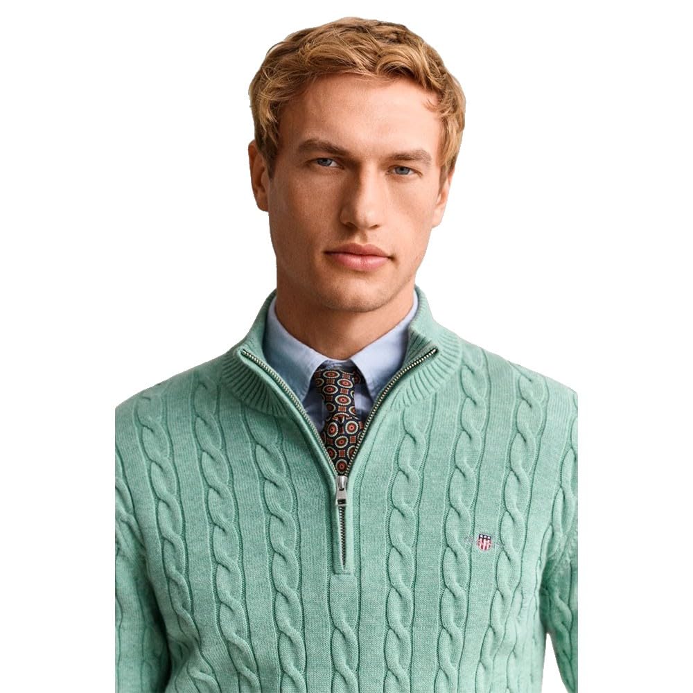 GANT Cotton Cable Half Zip – Ansicht 3