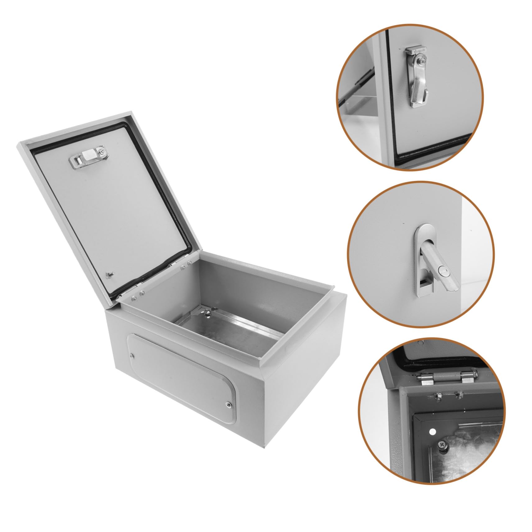 SEWACC Coffret Électrique Mural Étanche avec Serrure de Sécurité Boîtier de Distribution Extérieur Boîte de Jonction Électrique pour Installation Rapide