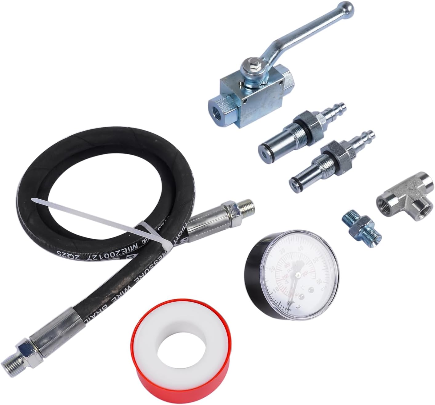 High Pressure Oil System, Gauge Air Meter, IPR Air Test Tool Replacement for Ford Powerstroke 6.0L 7.3L Diesel 1994-2007