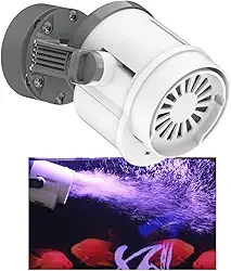 Bomba de Circulação, Gerador de Ondas para Aquários de 8000 L/H, Bomba de água Submersível com Cabeçote para Aquário e Ventosa,Ultra-Silencioso (220V)