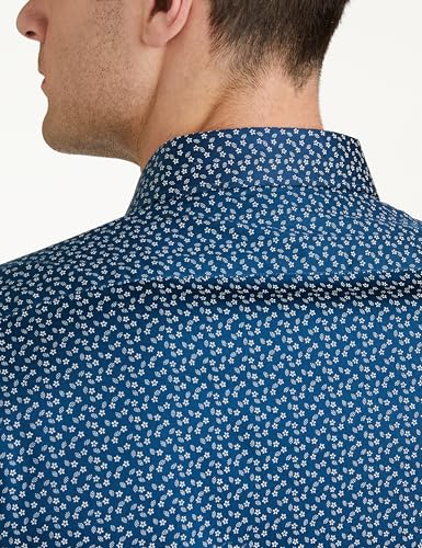 Image of Van Heusen Formal Printed Shirt for Men| Premium Cotton| Full Sleeves| Slim Fit |Breathable Fabric