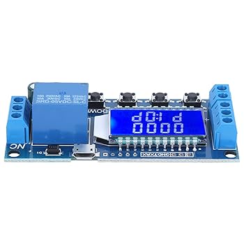 KUIDAMOS Cycle Trigger Delay Timer Switch Timer Module, LCD