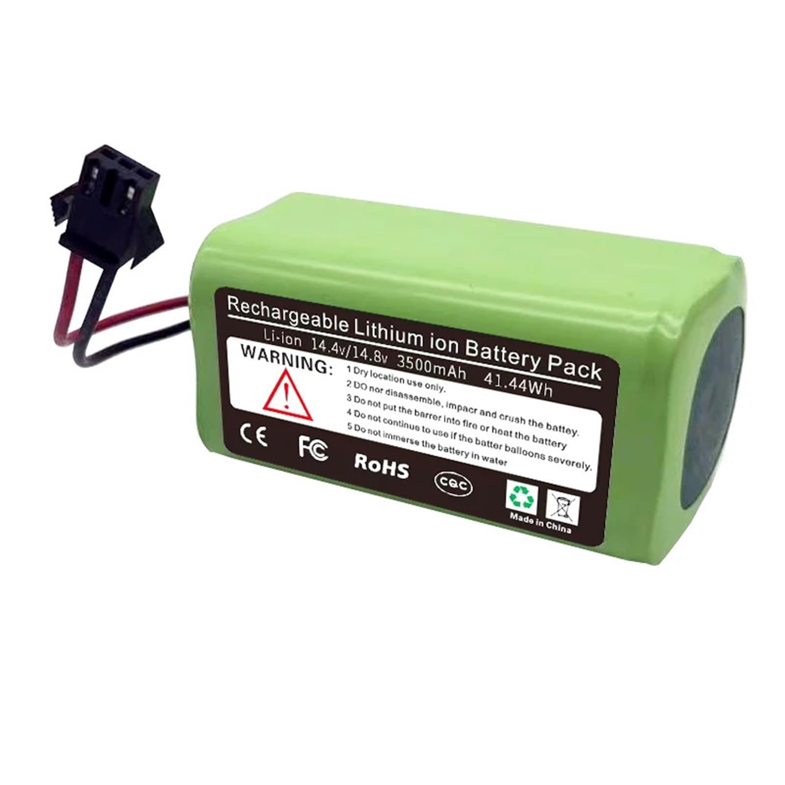 Batería de iones de litio de 3500 mAh que duplica la autonomía de limpieza de Lefant M210 7