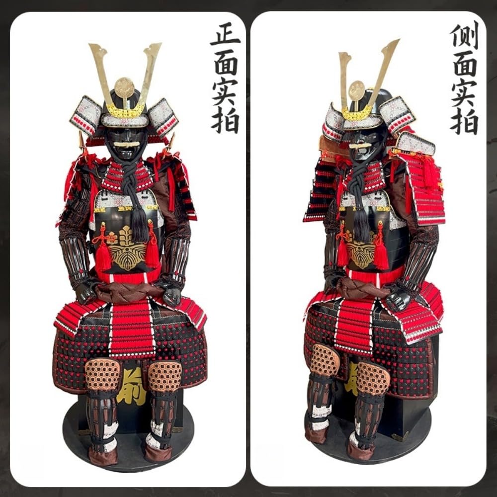 等身大　畳鎧(手作り甲冑) Amazon.co.jp: 手作り甲冑 兜 武士 鉄鎧 等身大甲冑 足 大人用