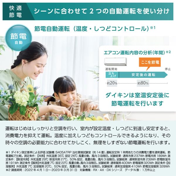 Amazon | DAIKIN S405ATRP-W ホワイト うるさらX RXシリーズ [エアコン