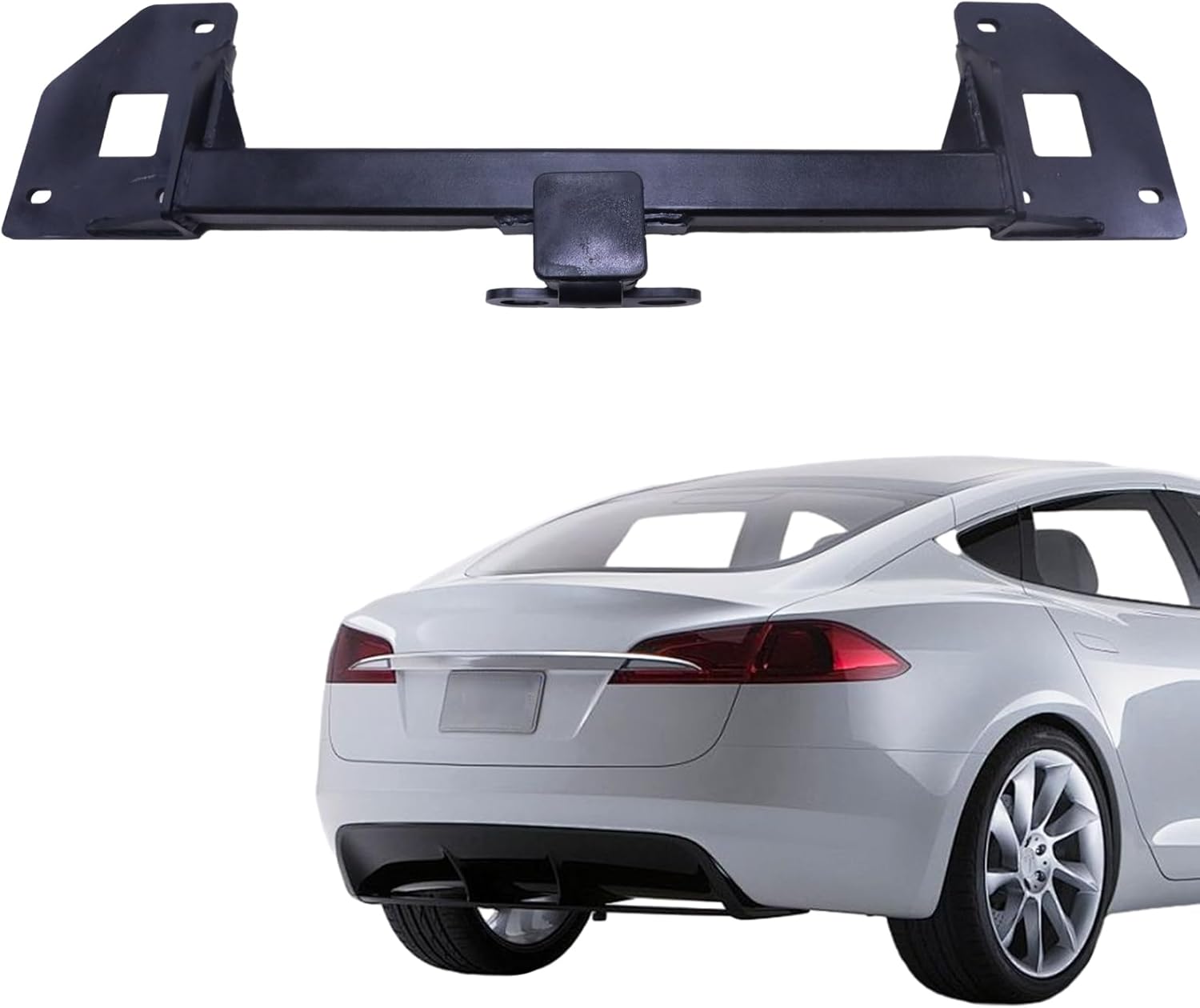 Model Y Tow Hitch, Tow Hook Adapter, Tow Hook Receiver for Model Y 2020-2023 (Without Hook)