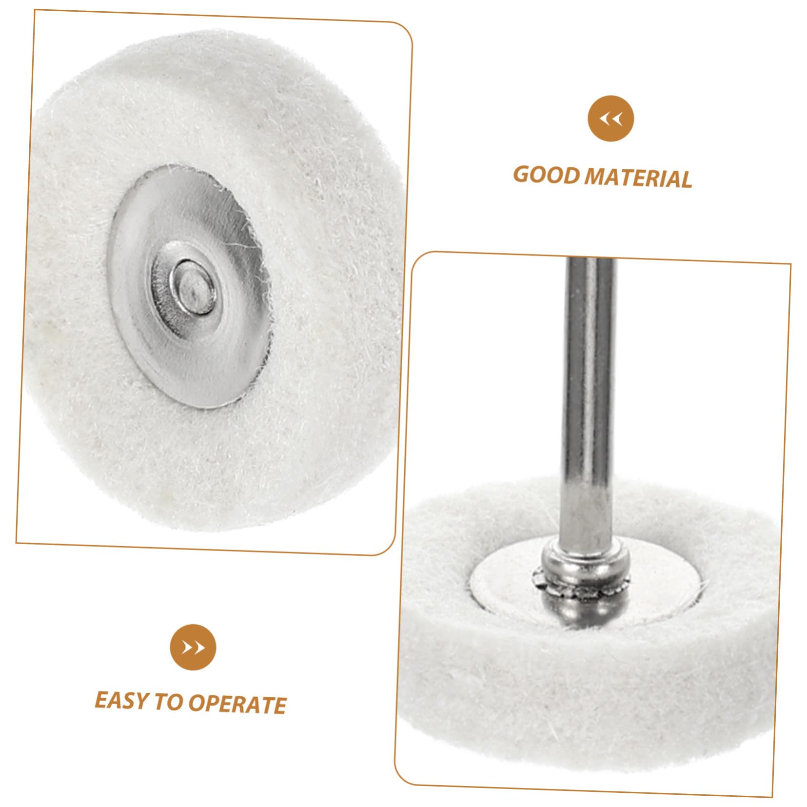 Hemobllo 10pcs T-Type Polishing Brush Buffing Wheel Kit Jewelry Polishing Wheel Set