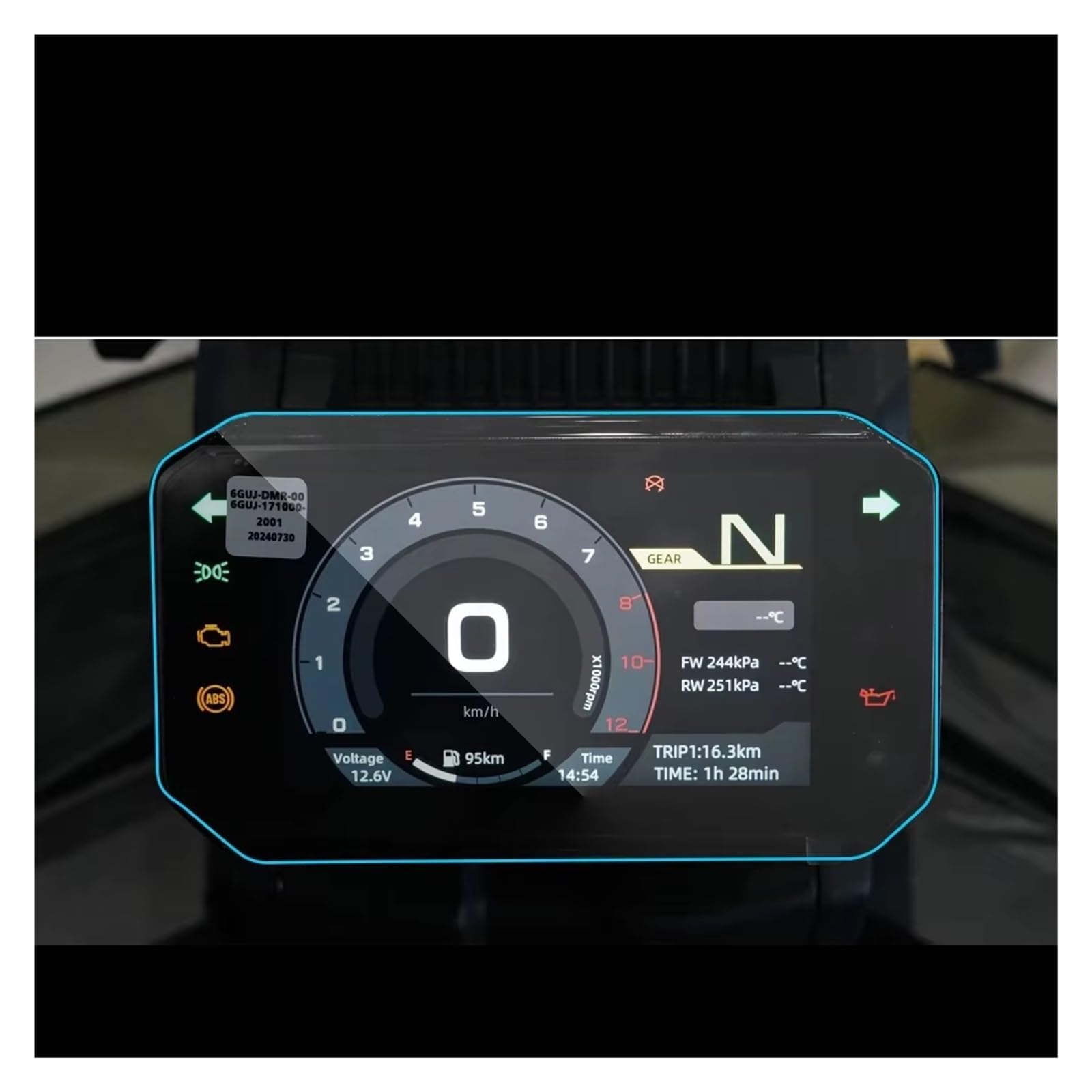Für CFMOTO Für 450SR Für 675SR Cluster Screen Schutz Film