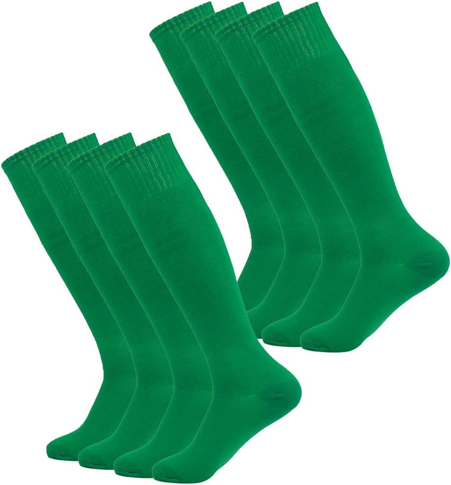 Knee High Soccer Socks, Unisex Men Women Sport Football Multicolored Socks 8 Paris